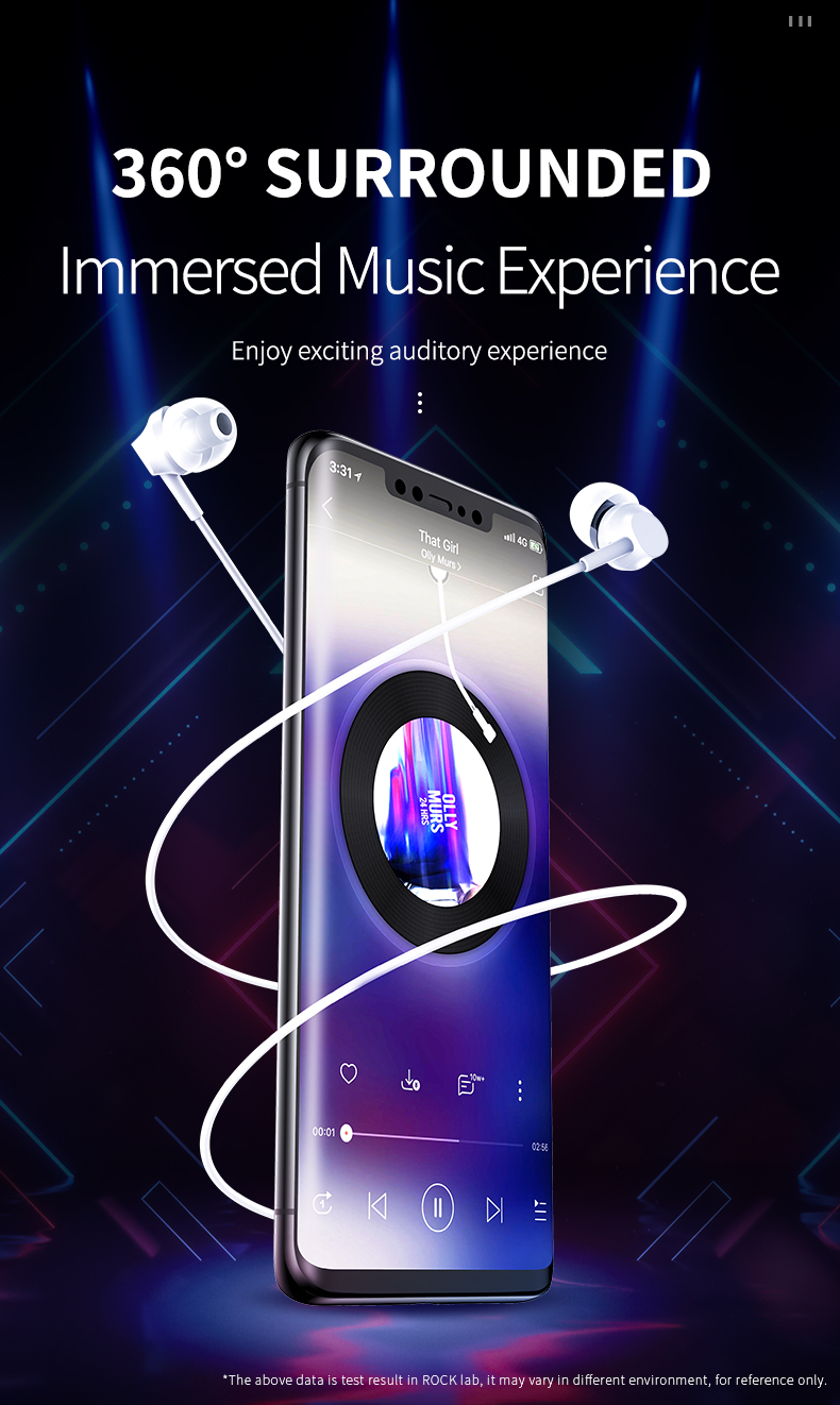 REGO Communication Sdn Bhd - Rock Space | rock space ES01 Stereo Earphone