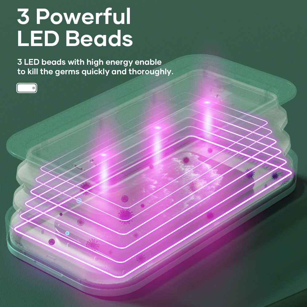 REGO Communication Sdn Bhd - Rock Space | rock space Multi-function UVC LED Sterilizer (Wireless Charging)