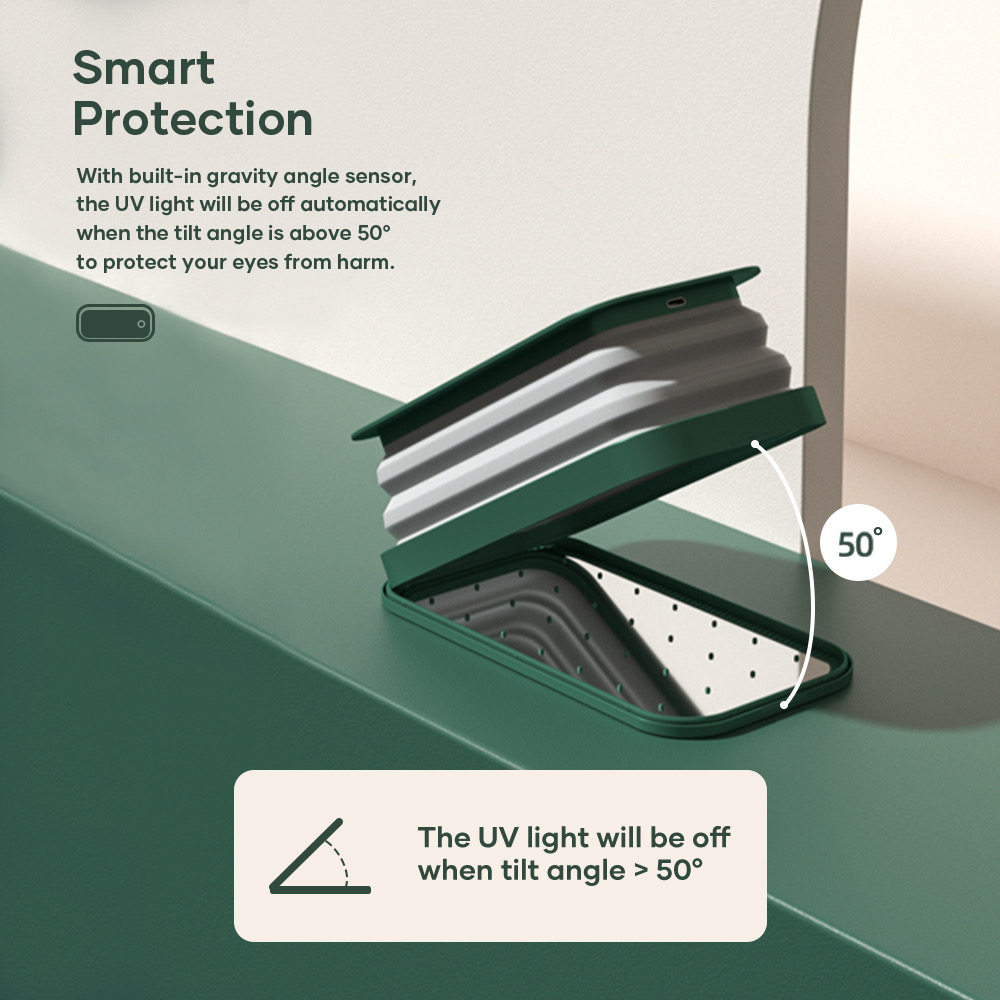 REGO Communication Sdn Bhd - Rock Space | rock space Multi-function UVC LED Sterilizer (Wireless Charging)