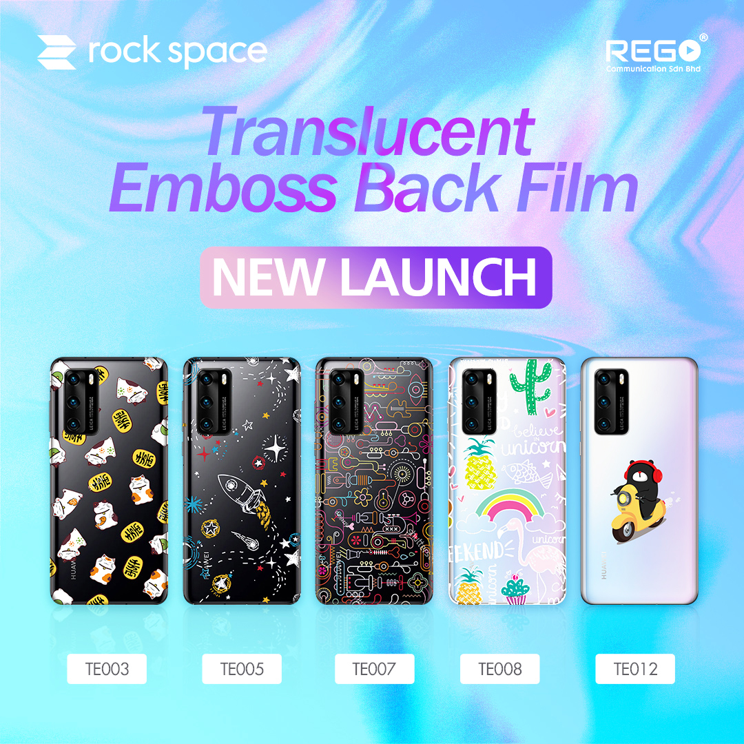 REGO Communication Sdn Bhd - Rock Space | rock space Translucent (Back Emboss)