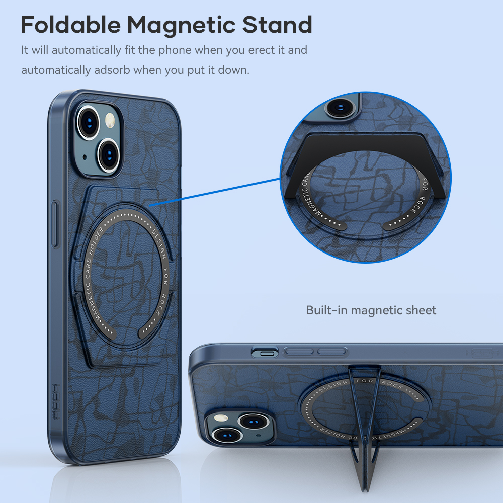 REGO Communication Sdn Bhd - Rock Space | Apple iPhone 13/iPhone 13 Pro/iPhone 13 Pro Max ROCK Moca Magnet Protection Stand Case with Holder