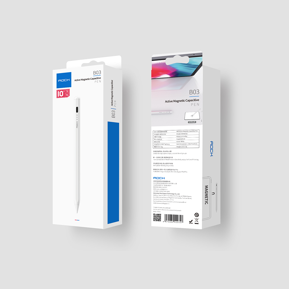 REGO Communication Sdn Bhd - Rock Space | ROCK B03 Active Magnetic Capacity Pen For iPad