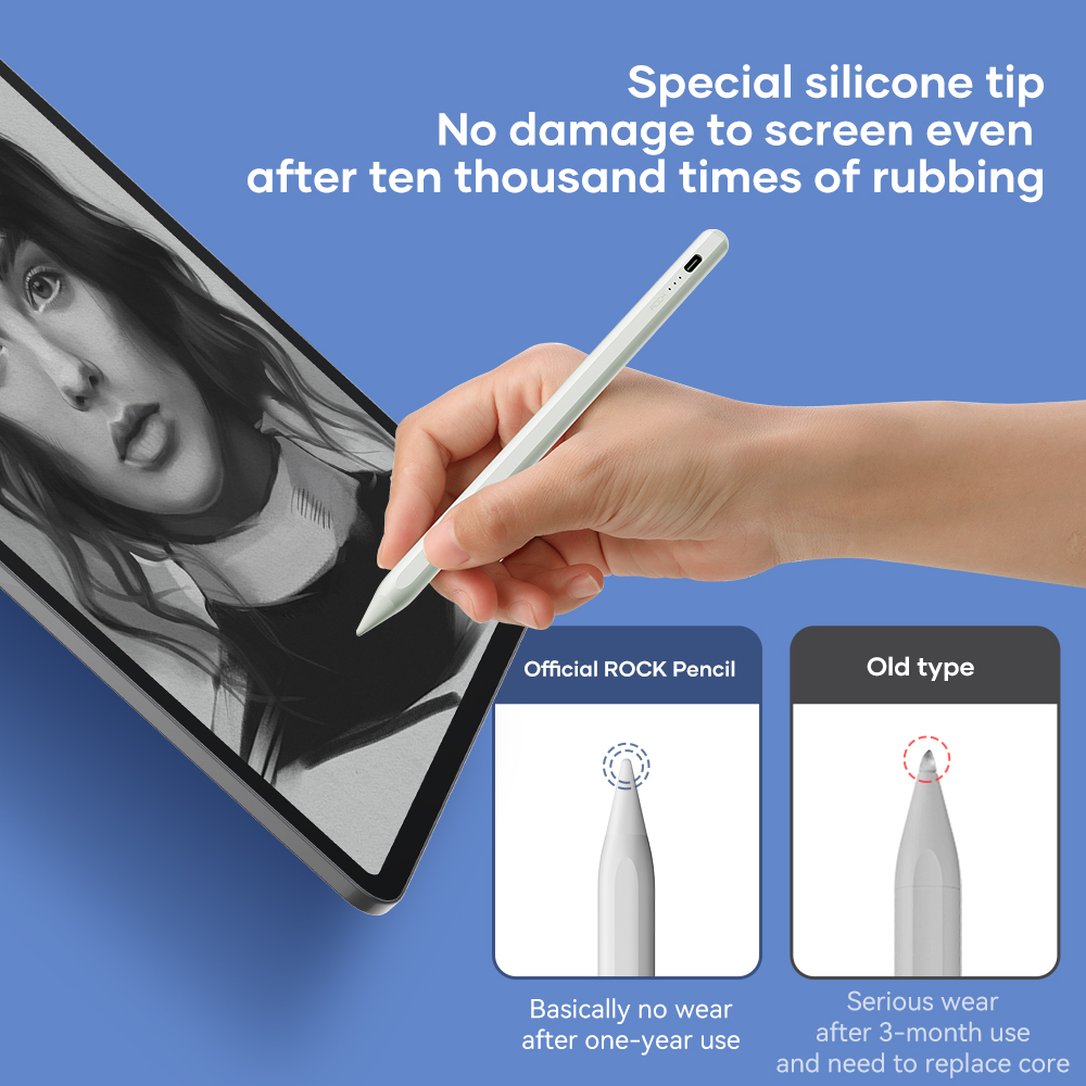 REGO Communication Sdn Bhd - Rock Space | ROCK B03 Active Magnetic Capacity Pen For iPad