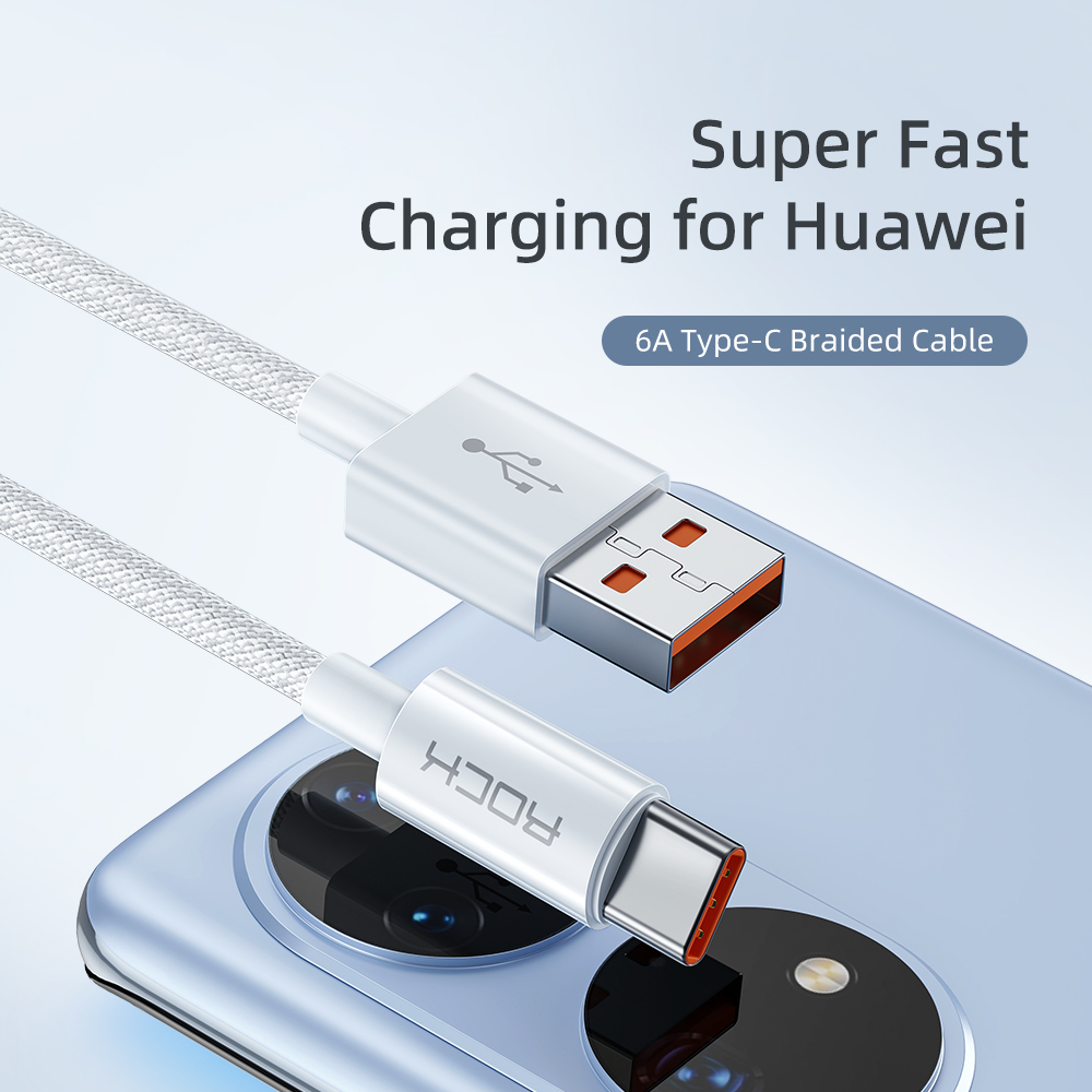 ROCK R6 USB Type C 6A Fast Charge Cable
