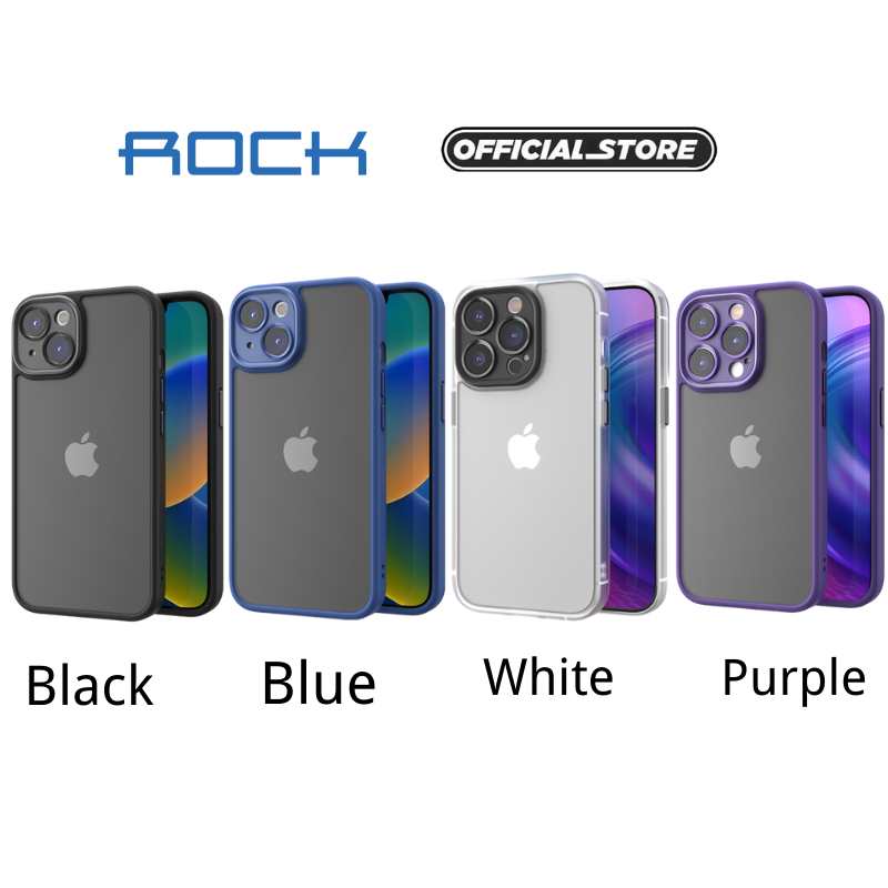 REGO Communication Sdn Bhd - Rock Space | iPhone 14/iPhone 14 Plus/iPhone 14 Pro/iPhone 14 Pro Max ROCK Guard Touch Lens Protection Case