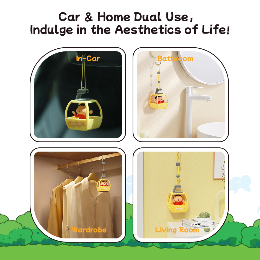 REGO Communication Sdn Bhd - Rock Space | ROCK Crayon ShinChan Car Hanging Ornament Fragrance Diffuser