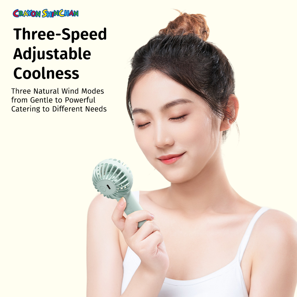 REGO Communication Sdn Bhd - Rock Space | ROCK Crayon ShinChan Air Bubble Mini Handheld Fan