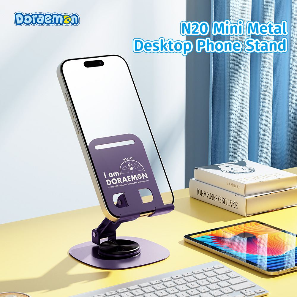 REGO Communication Sdn Bhd - Rock Space | ROCK Doraemon N20 Mini Metal Desktop Phone Holder