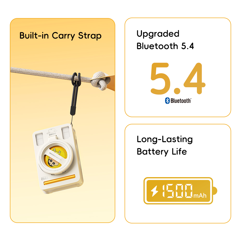 REGO Communication Sdn Bhd - Rock Space | ROCK Crayon ShinChan Bluetooth Speaker with Phone Stand