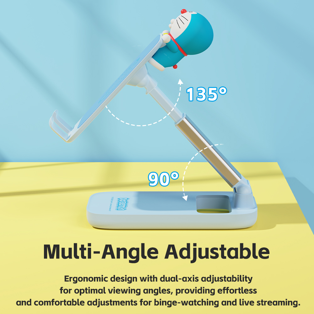 REGO Communication Sdn Bhd - Rock Space | ROCK Doraemon N30 Desktop Stand (Blue)