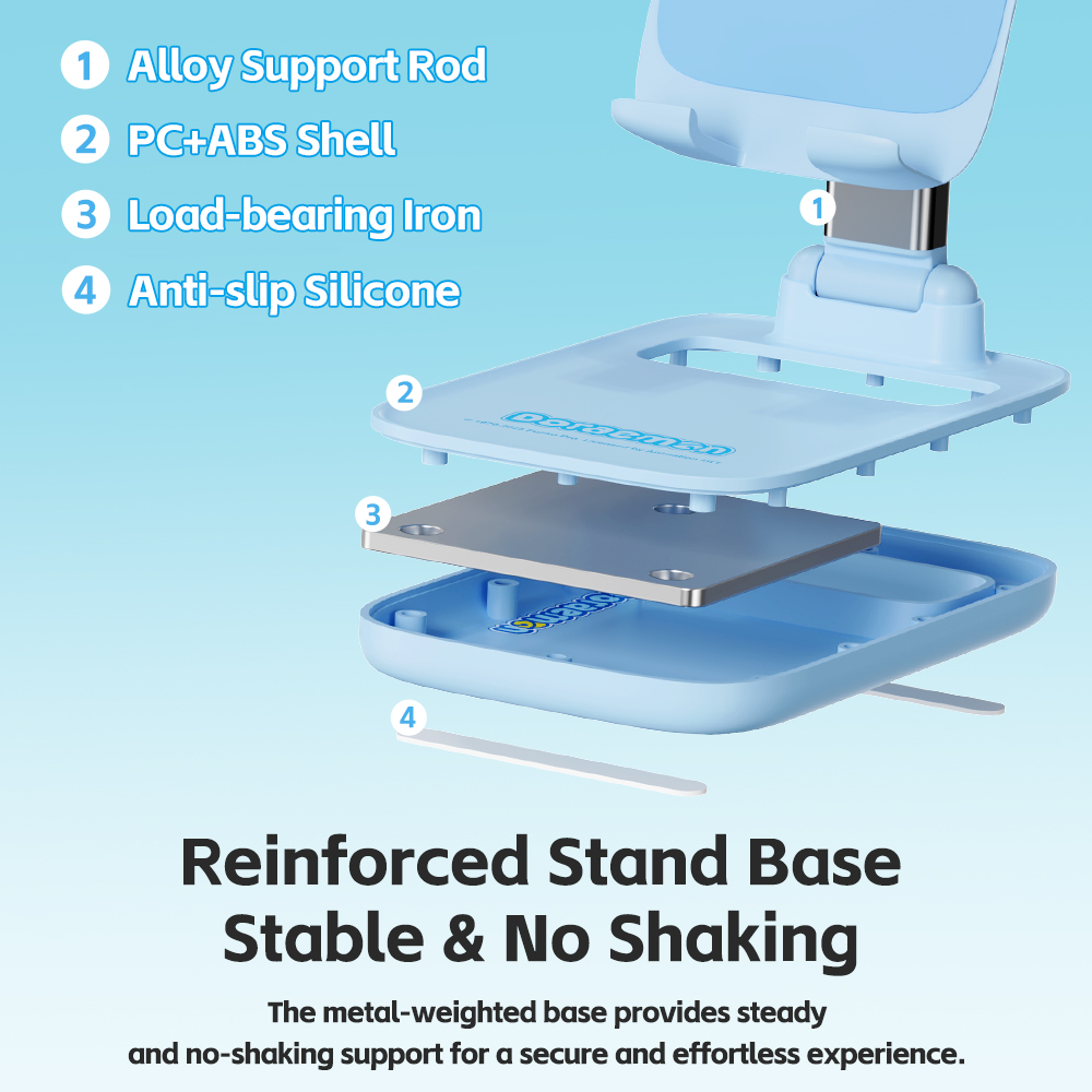 REGO Communication Sdn Bhd - Rock Space | ROCK Doraemon N30 Desktop Stand (Blue)