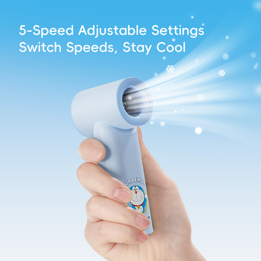 REGO Communication Sdn Bhd - Rock Space | ROCK Doraemon Mini Handheld High-Speed Fan