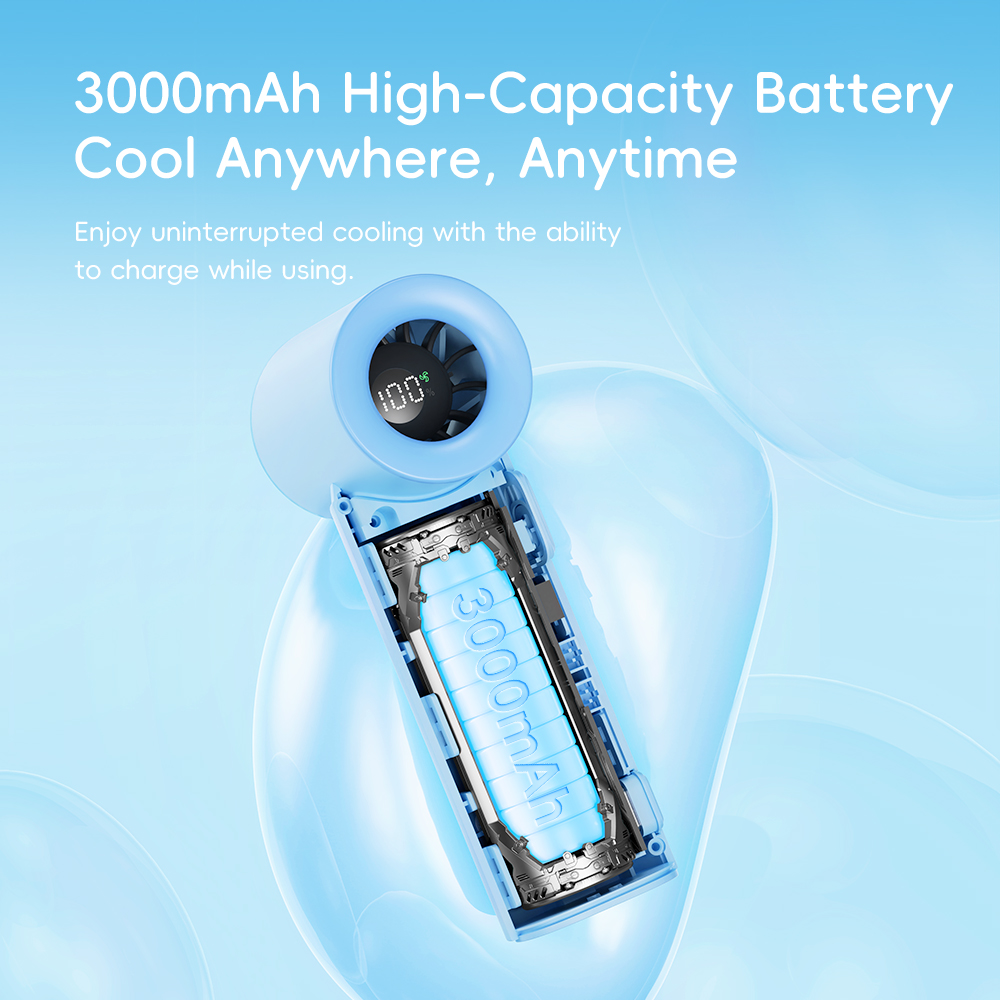 REGO Communication Sdn Bhd - Rock Space | ROCK Doraemon Mini Handheld High-Speed Fan