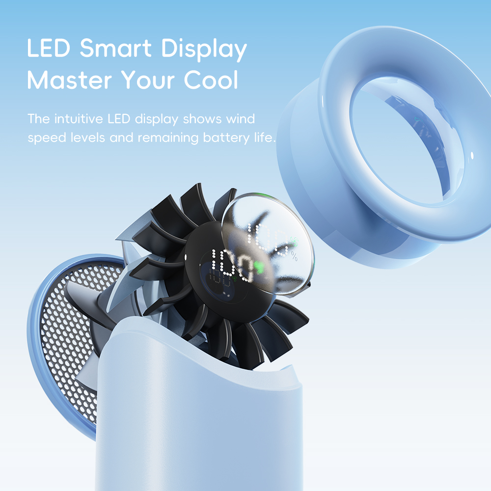 REGO Communication Sdn Bhd - Rock Space | ROCK Doraemon Mini Handheld High-Speed Fan