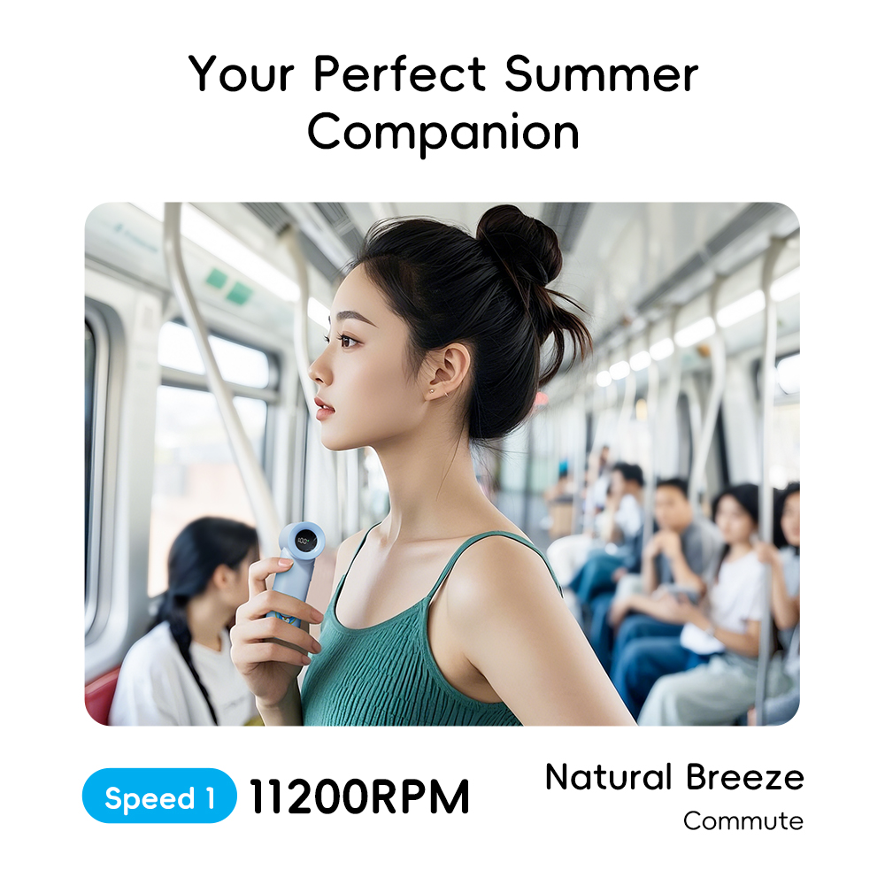 REGO Communication Sdn Bhd - Rock Space | ROCK Doraemon Mini Handheld High-Speed Fan