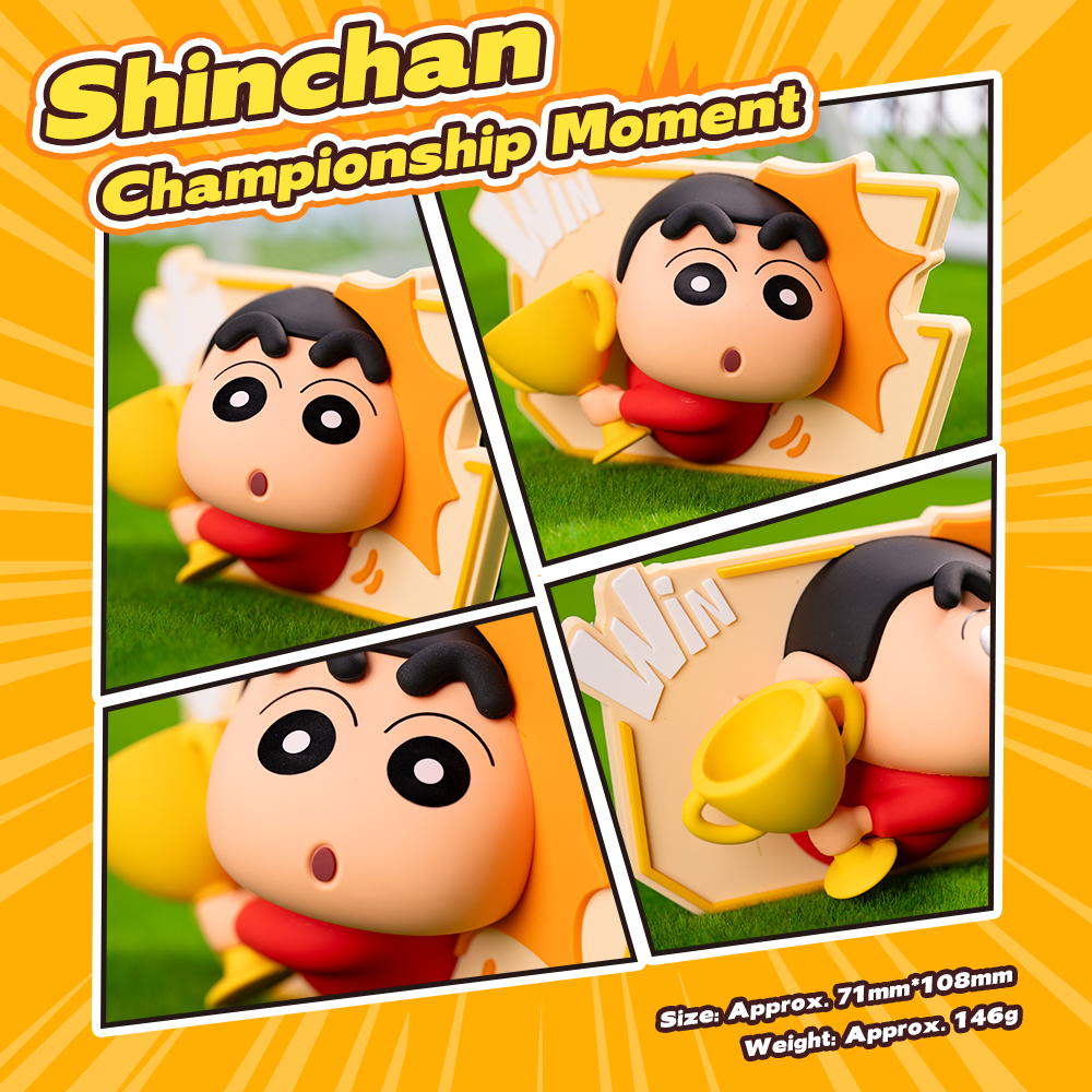 REGO Communication Sdn Bhd - Rock Space | ROCK Crayon ShinChan Soccer Frenzy Series Fridge Magnets Blind Box