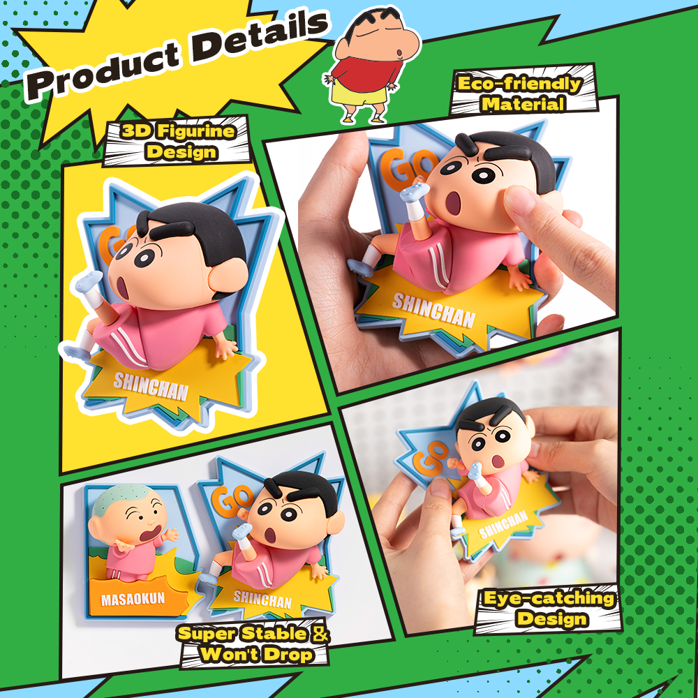 REGO Communication Sdn Bhd - Rock Space | ROCK Crayon ShinChan Soccer Frenzy Series Fridge Magnets Blind Box