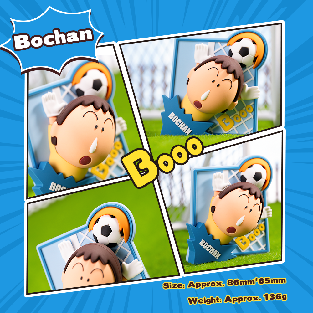 REGO Communication Sdn Bhd - Rock Space | ROCK Crayon ShinChan Soccer Frenzy Series Fridge Magnets Blind Box