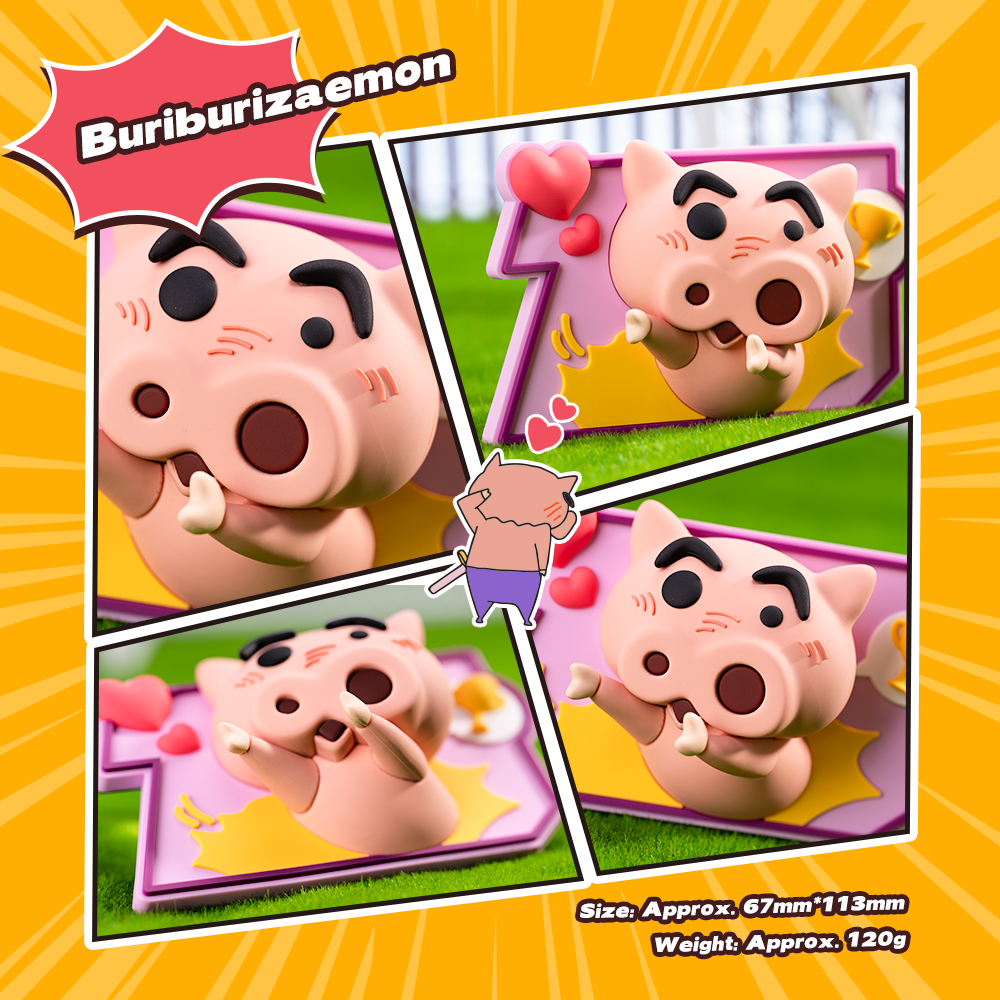 REGO Communication Sdn Bhd - Rock Space | ROCK Crayon ShinChan Soccer Frenzy Series Fridge Magnets Blind Box