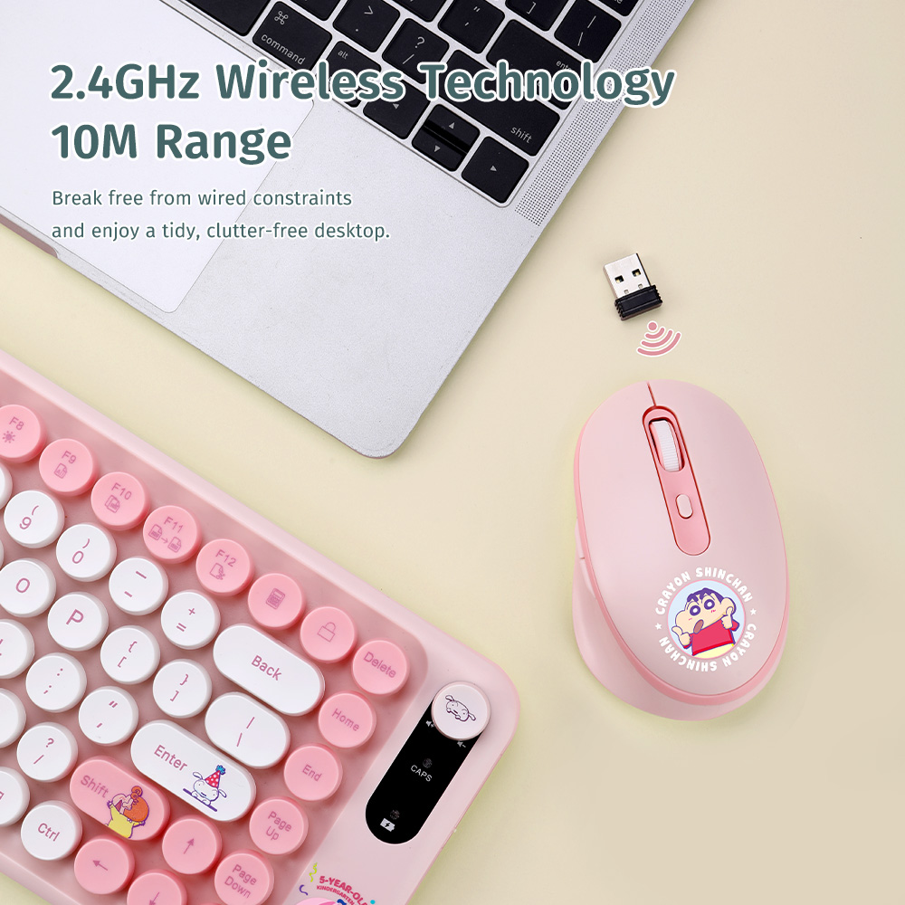 REGO Communication Sdn Bhd - Rock Space | ROCK Crayon ShinChan J10 Keyboard and Mouse Kit (Mouse only)
