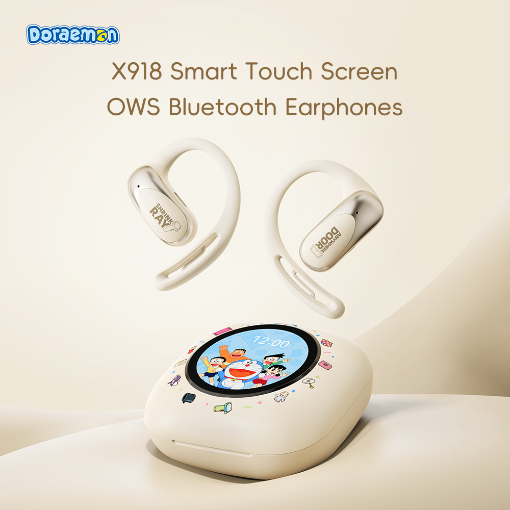 ROCK Doraemon X918 Smart Touch Screen OWS Bluetooth Earphones