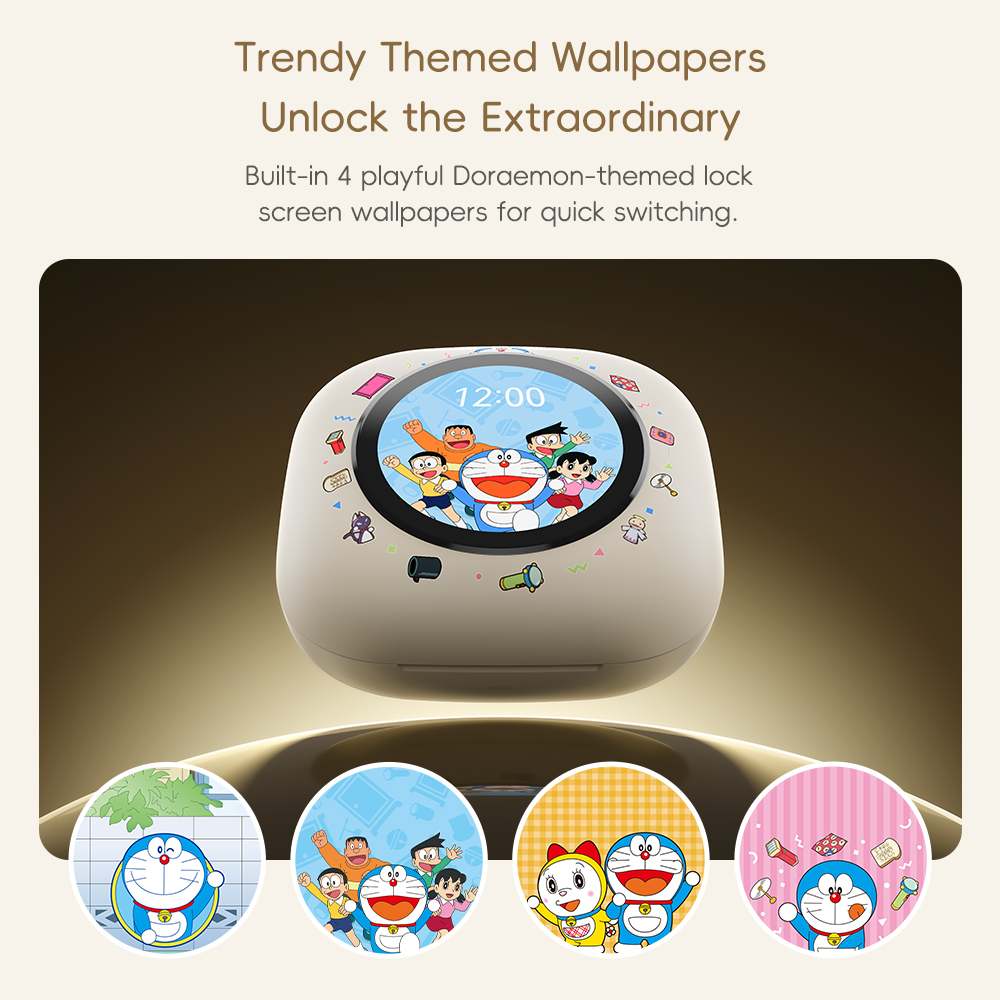 REGO Communication Sdn Bhd - Rock Space | ROCK Doraemon X918 Smart Touch Screen OWS Bluetooth Earphones