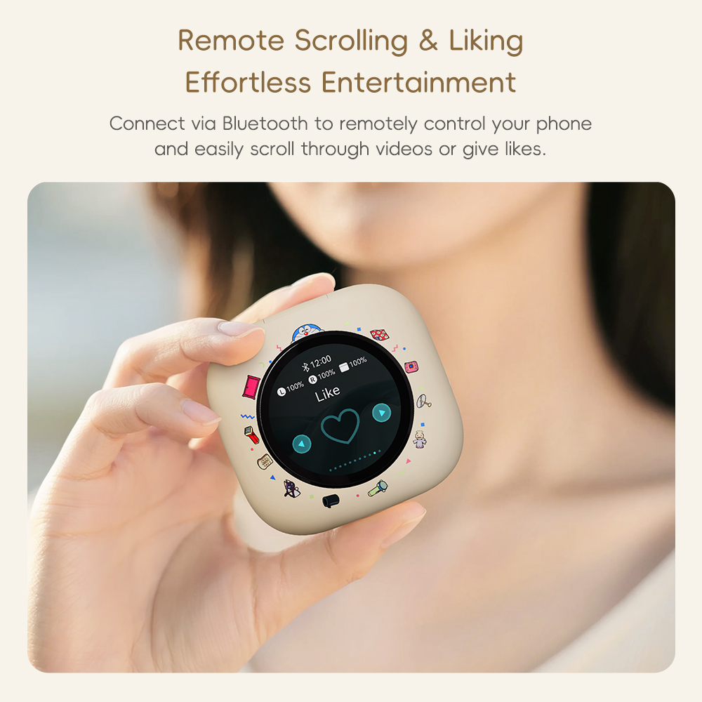 REGO Communication Sdn Bhd - Rock Space | ROCK Doraemon X918 Smart Touch Screen OWS Bluetooth Earphones