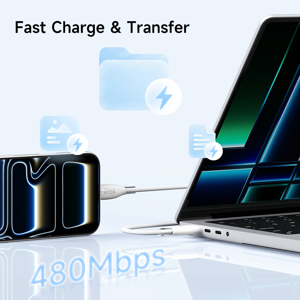 REGO Communication Sdn Bhd - Rock Space | ROCK Z23 USB to C 66W Fast Charging Cable