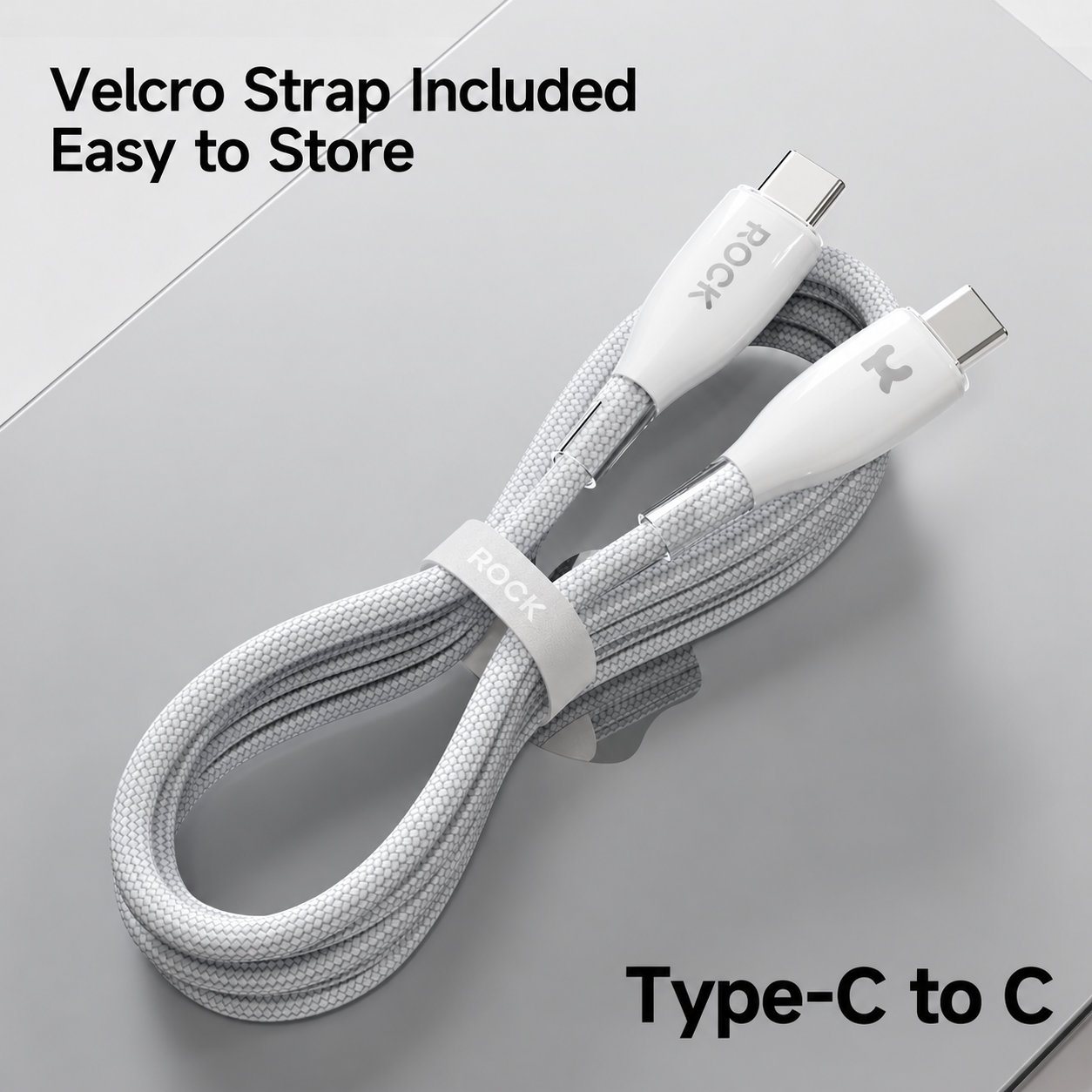 REGO Communication Sdn Bhd - Rock Space | ROCK Z23 Type-C to C PD 60W Fast Charging Cable
