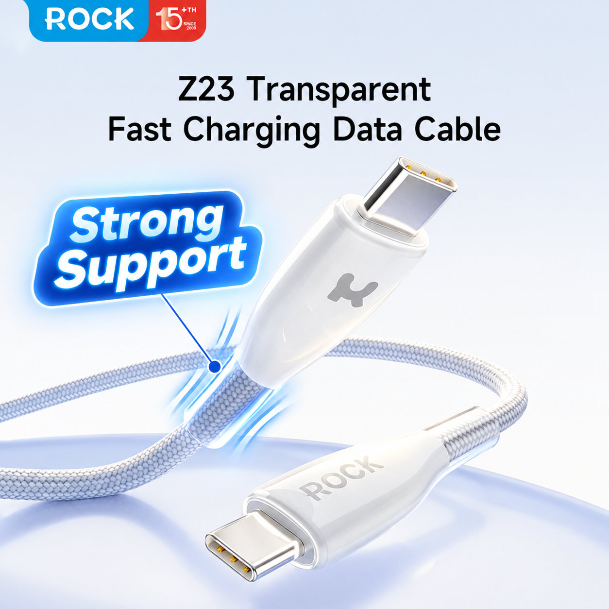 ROCK Z23 Type-C to C PD 240W Fast Charging Cable