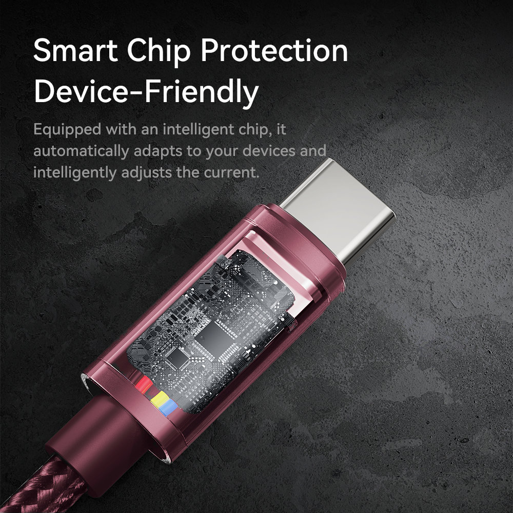 REGO Communication Sdn Bhd - Rock Space | ROCK Z28 Type-C to C PD 60W Metal Braided Fast Charging Cable